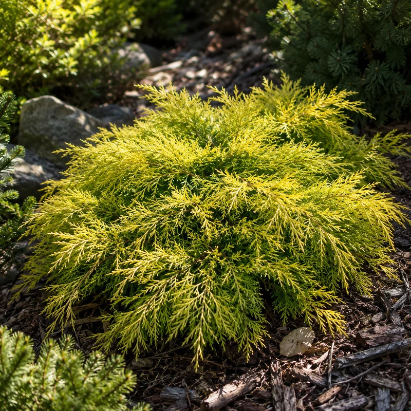Genévrier de Chine ‘Gold Lace’ ( Juniperus chinensis ‘Gold Lace’)