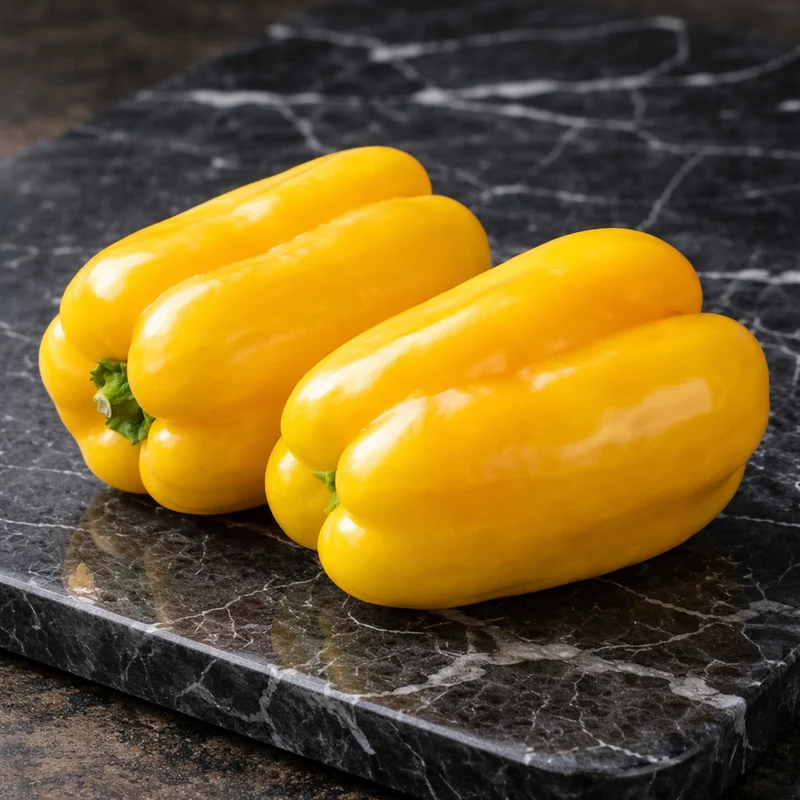 Poivron rouge ‘Giant Bell’ ( Capsicum annuum )