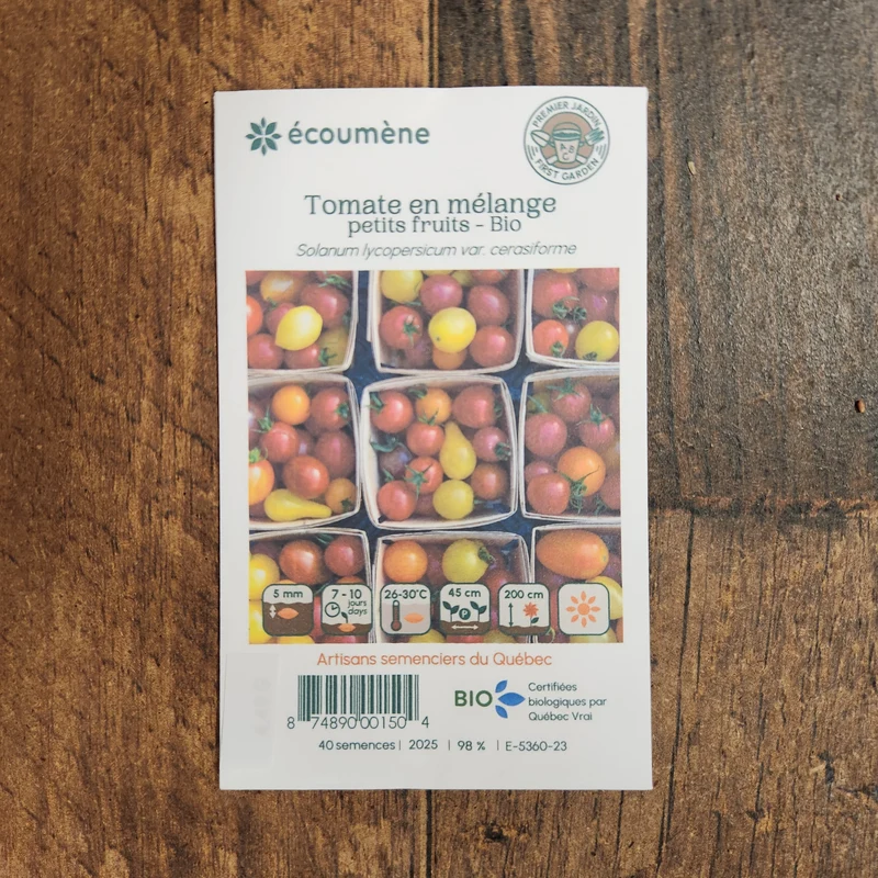 Mélange de tomates cerise ( Solanum lycopersicum )