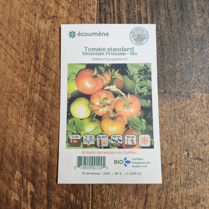 Tomate ‘Mountain Princess’ ( Solanum lycopersicum )