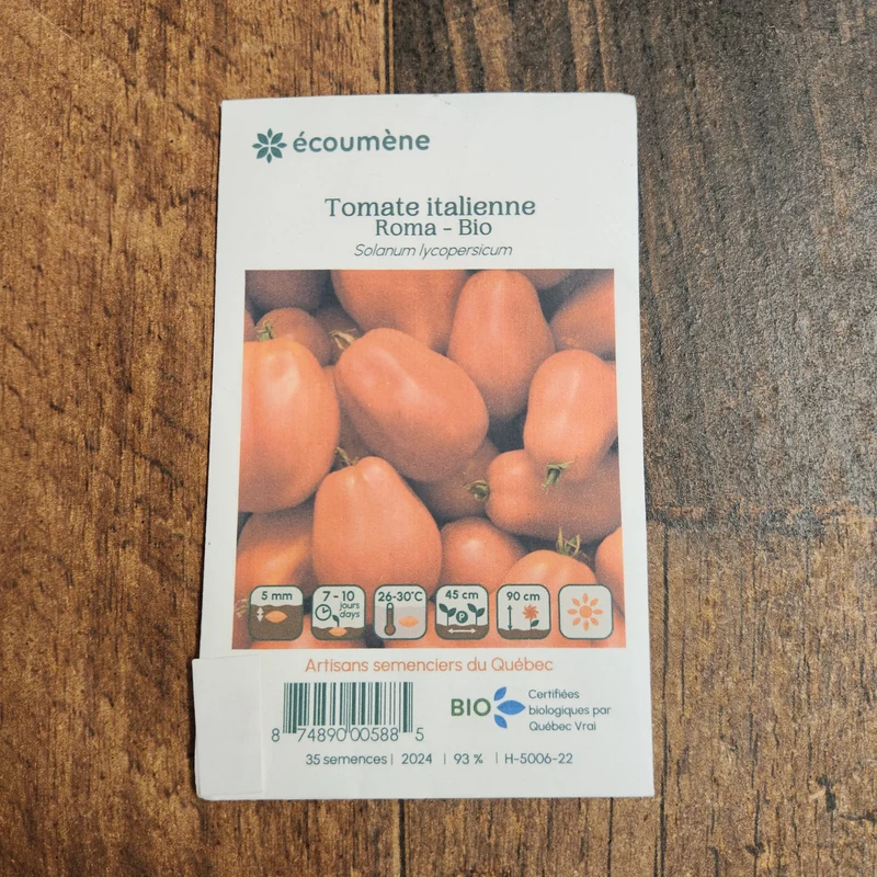 Tomate Italienne ‘Roma’ ( Solanum lycopersicum )