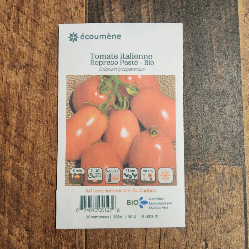 Tomate Italienne ‘Ropreco Paste’ ( Solanum lycopersicum )