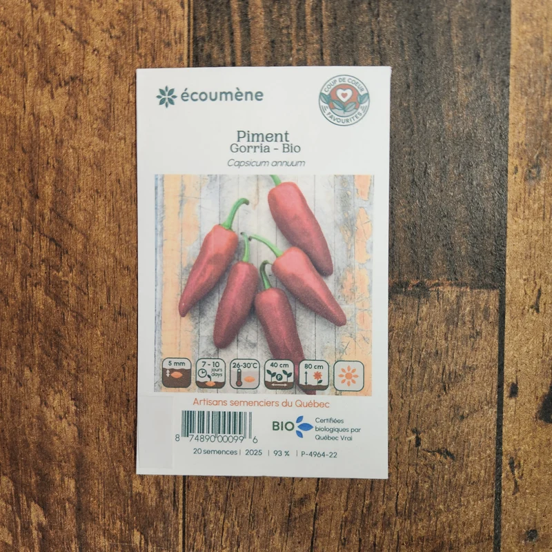 Piment fort ‘Gorria’ ( Capsicum annuum )