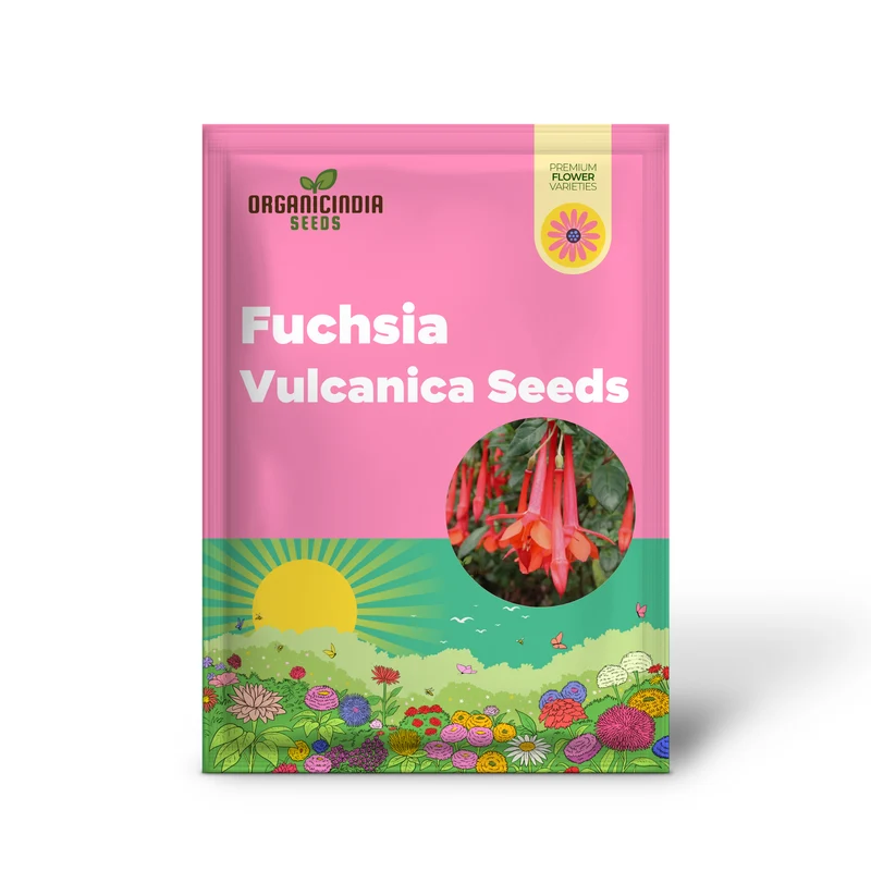 Fuchsia Vulcanica Seeds - Exquisite Flowers for Planting, Rare Varietal for Your Garden