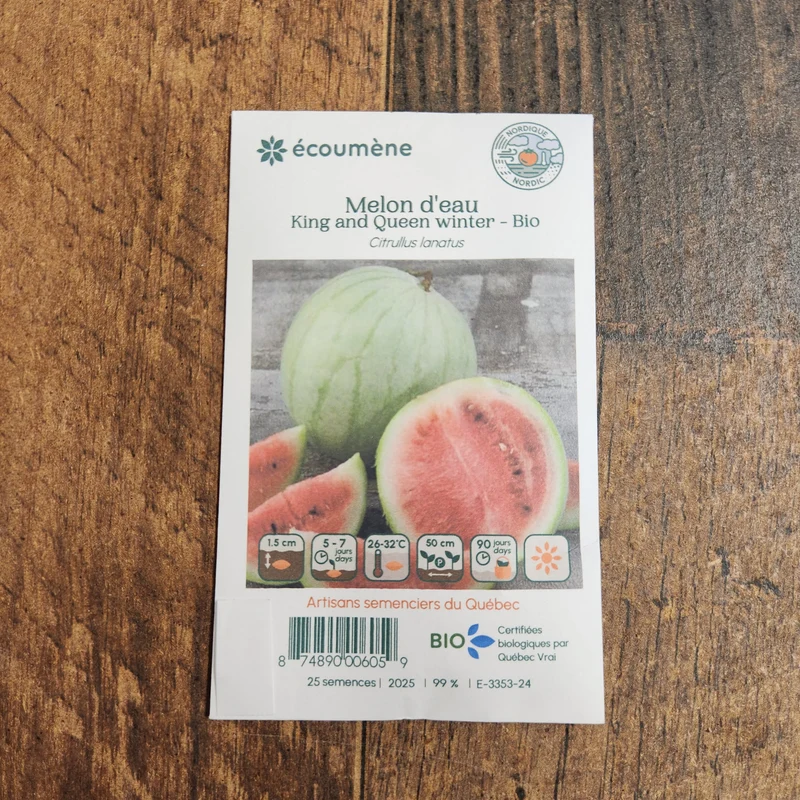Melon deau ‘King and Queen Winter’ ( Citrullus lanatus )