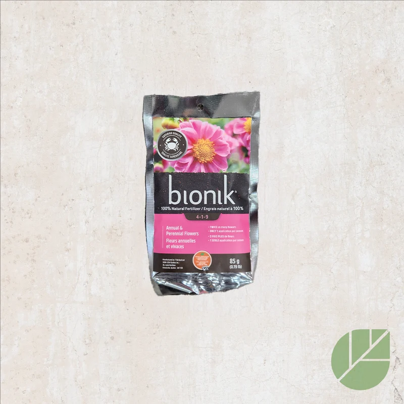 Engrais naturel pour fleurs annuelles et vivaces Bionik 4-1-9