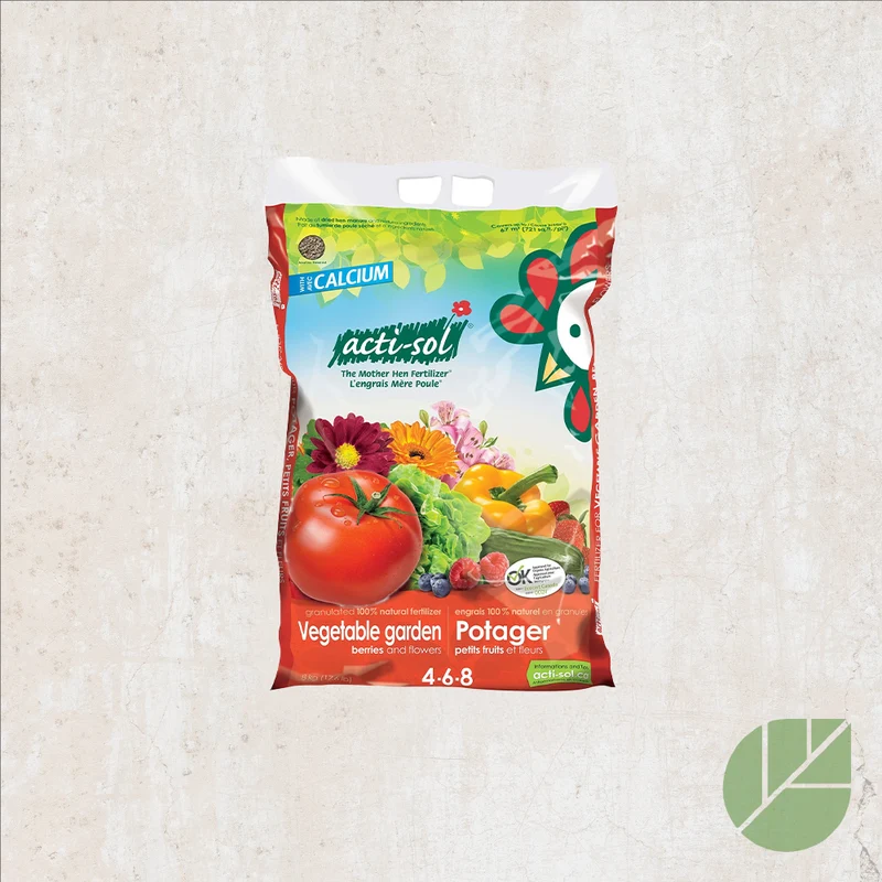 Acti-Sol Engrais 100% Naturel – Tomates et Légumes 4-6-8