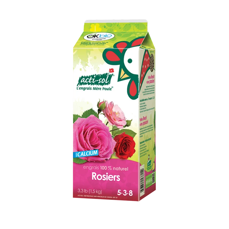 Acti-Sol Engrais 100% Naturel – Rosiers 5-3-8