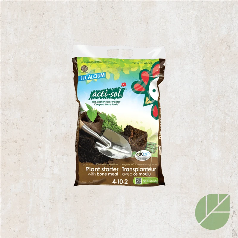 Acti-Sol Engrais Naturel 100% – Transplanteur avec Os Moulu 4-10-2