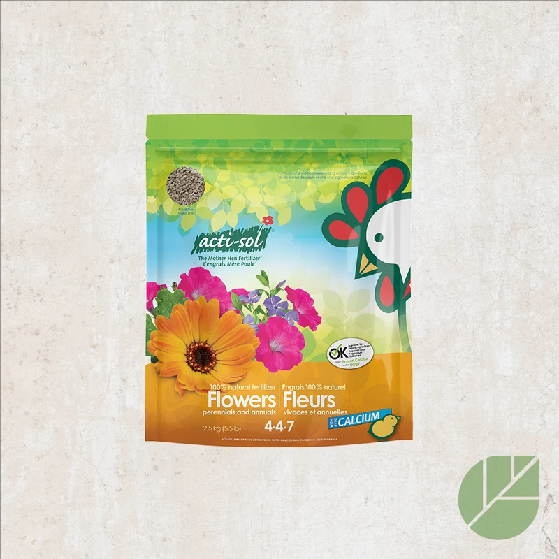 Acti-Sol Engrais 100% Naturel – Fleurs Vivaces et Annuelles 4-4-7