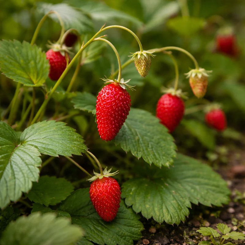 Fraise alpine ( Fragaria vesca )