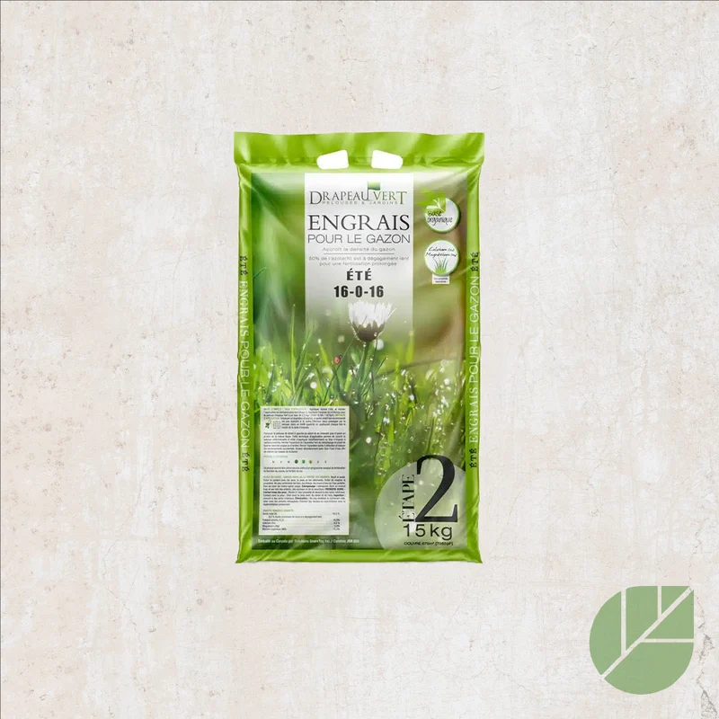 Engrais pelouse été Drapeau Vert 16-0-16 – Étape #2