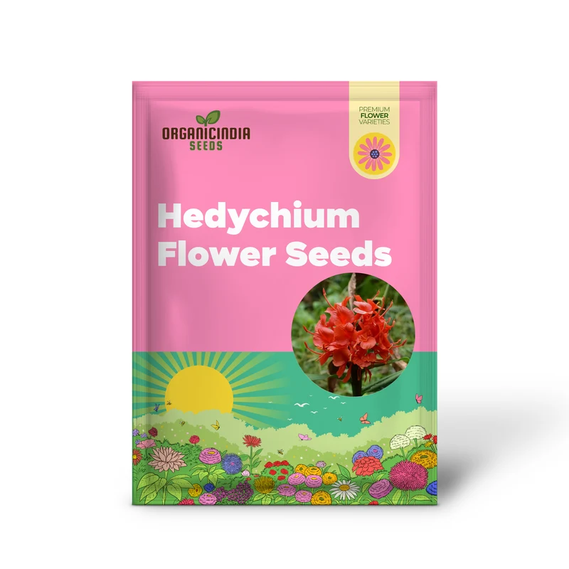 Hedychium Rubrum Seeds Exotic Red Ginger Lily for Your Garden Premium Quality and Easy to Grow