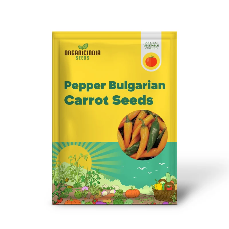 PEPPER BULGARIAN CARROT Seeds for Planting, Your Gardening Adventure