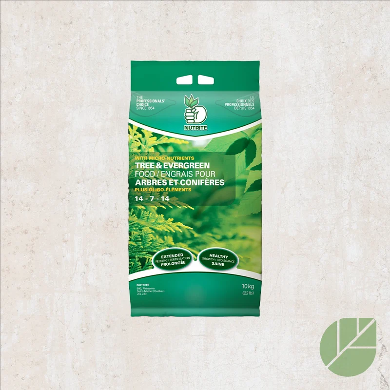 Engrais Nutrite 14-7-14 pour arbres, arbustes et conifères