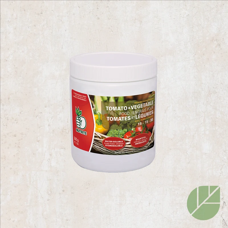 Engrais granulaire Nutrite 15-15-30 pour tomates