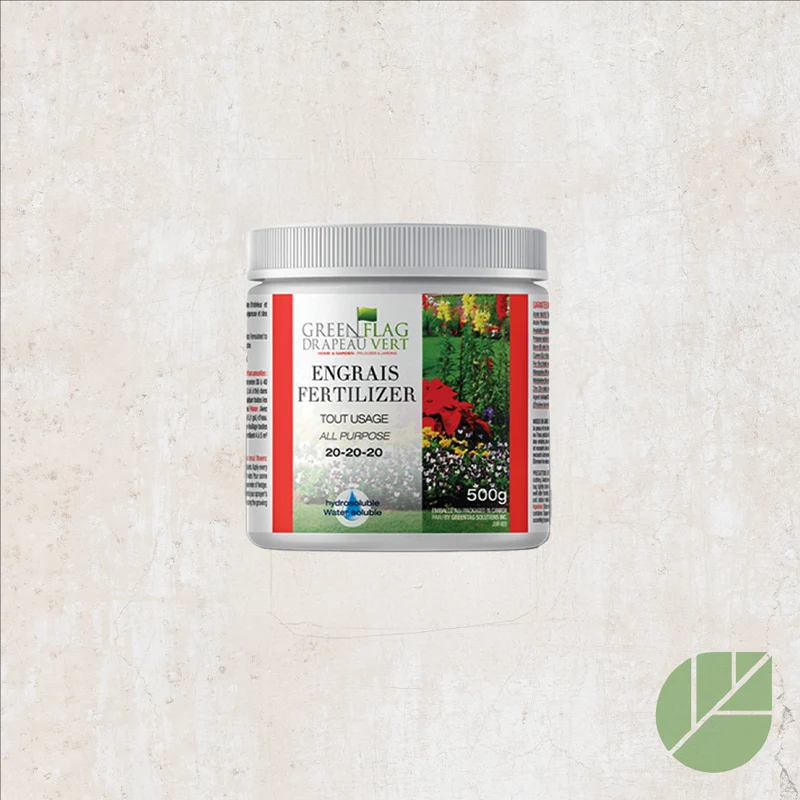 Engrais soluble Drapeau Vert 20-20-20 Tout Usage