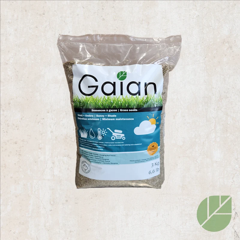 Semences à gazon Entretien minimum Gaian