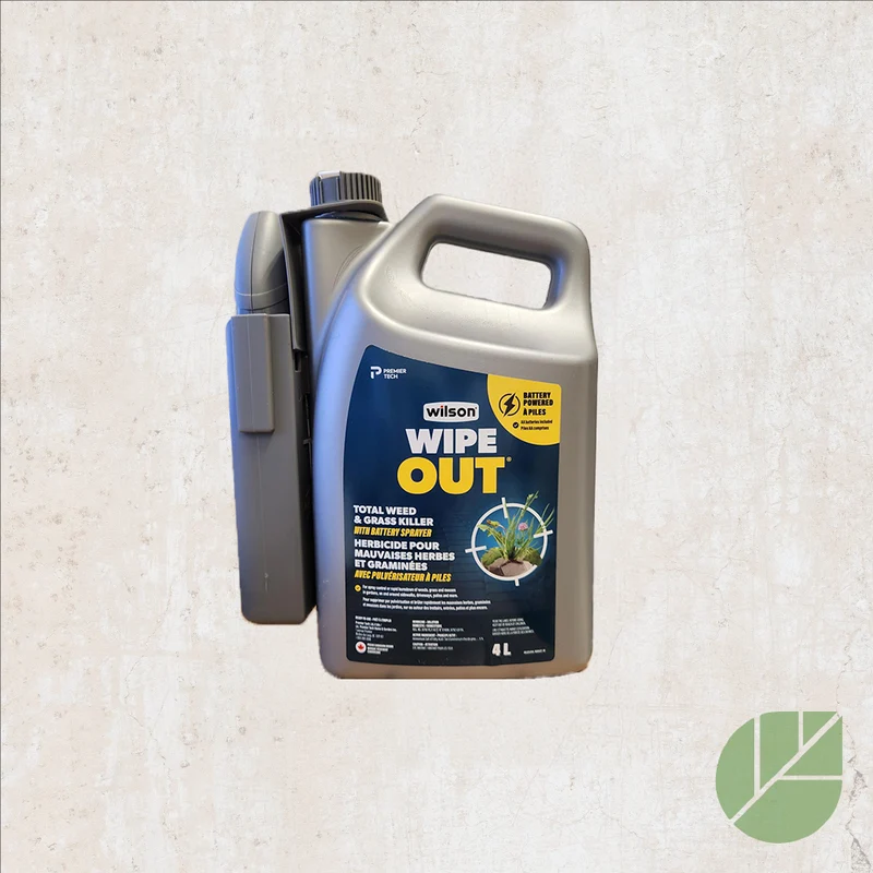 Herbicide pour mauvaises herbes et graminées WIPEOUT de Wilson