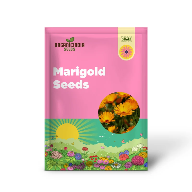 Pot Marigold Seeds for Vibrant Gardening, Organic Calendula Officinalis Seeds