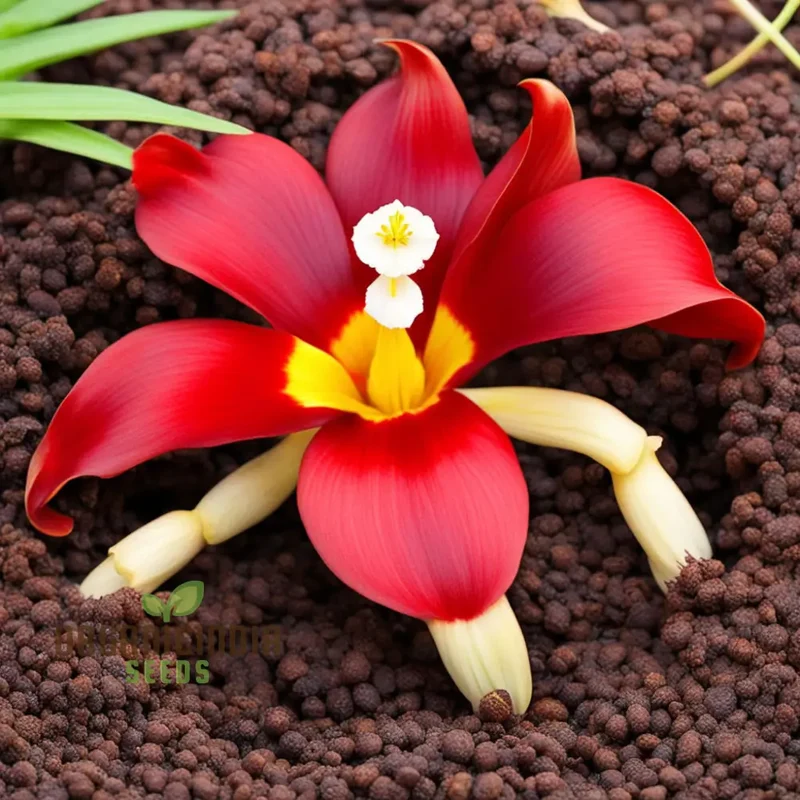 Red Tigridia Pavonia Flower Seeds, Exotic Garden Blooms with Easy-to-Grow Flower Seeds for Planting