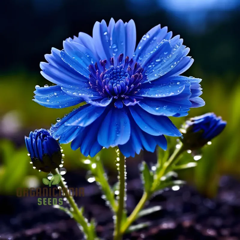 Blue Marigold Flower Seeds - Rare Indigo Blooms for Distinctive Garden Charm