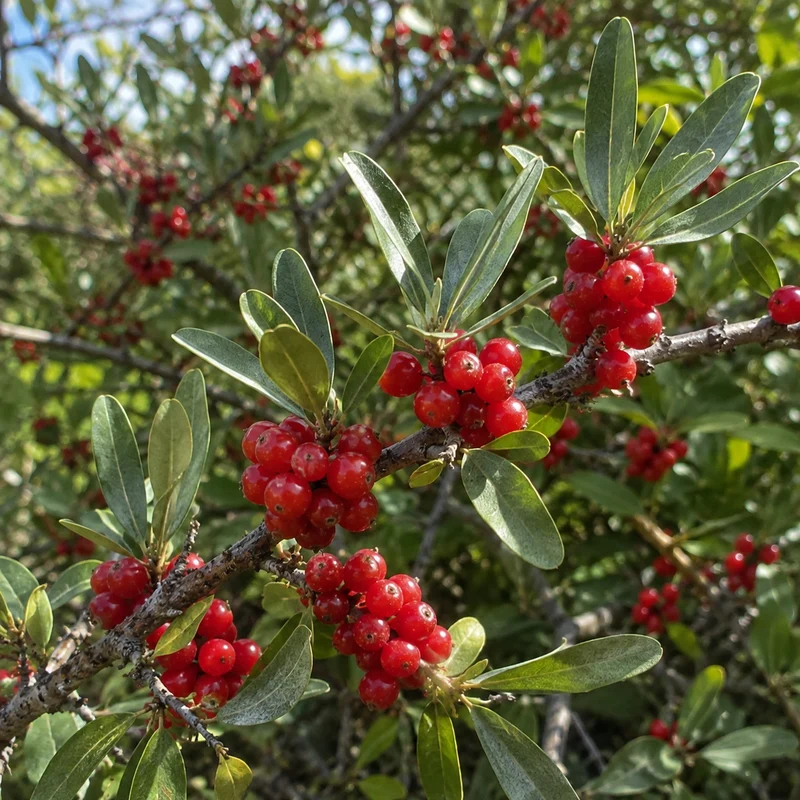 Chalef argenté ( Shepherdia argentea )
