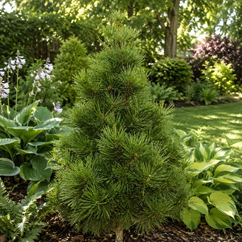 Pin parapluie du Japon nain ‘Picola’ ( Sciadopitys verticillata ‘Picola’)