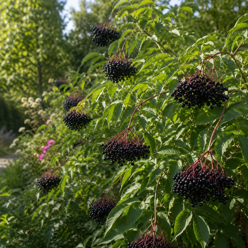 Sureau du Canada ‘Nova’ ( Sambucus canadensis ‘Nova’)