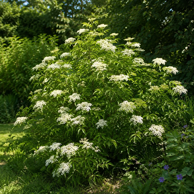 Sureau du Canada ‘Kent’ ( Sambucus canadensis ‘Kent’)