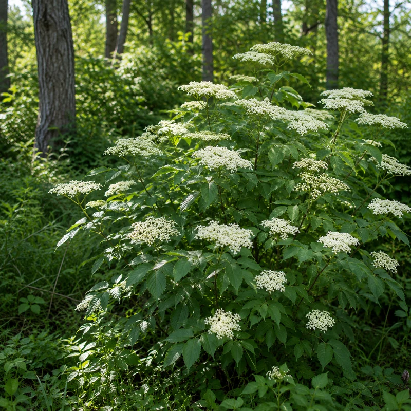 Sureau du Canada ‘Johns’ ( Sambucus canadensis ‘Johns’)