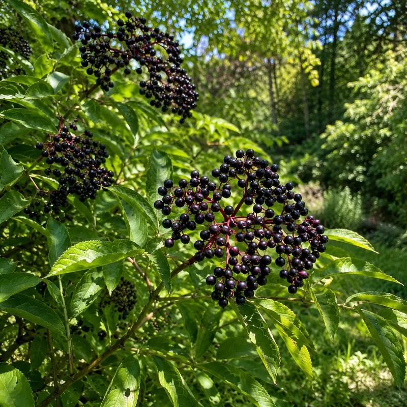 Sureau du Canada ‘Adams’ ( Sambucus canadensis ‘Adams’)