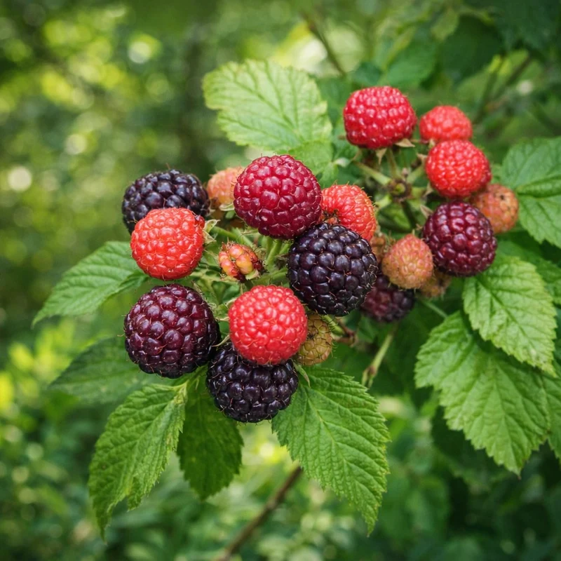 Framboisier noir ‘Jewel’ ( Rubus occidentalis ‘Jewel’)