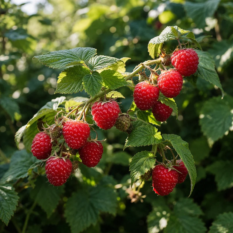 Framboisier ‘Festival’ ( Rubus idaeus ‘Festival’)