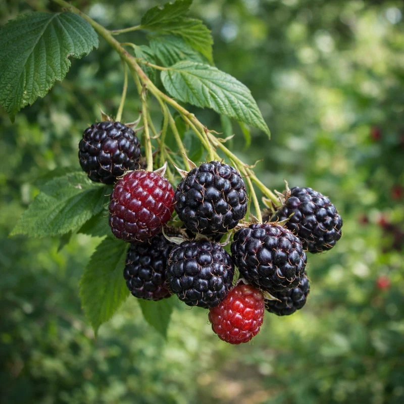 Framboisier noir ‘Bristol’ ( Rubus idaeus ‘Bristol’)