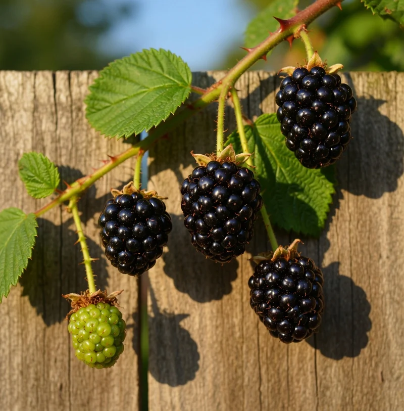 Mûrier rustique ‘Hardy Black’ ( Rubus fruticosus ‘Hardy Black’)