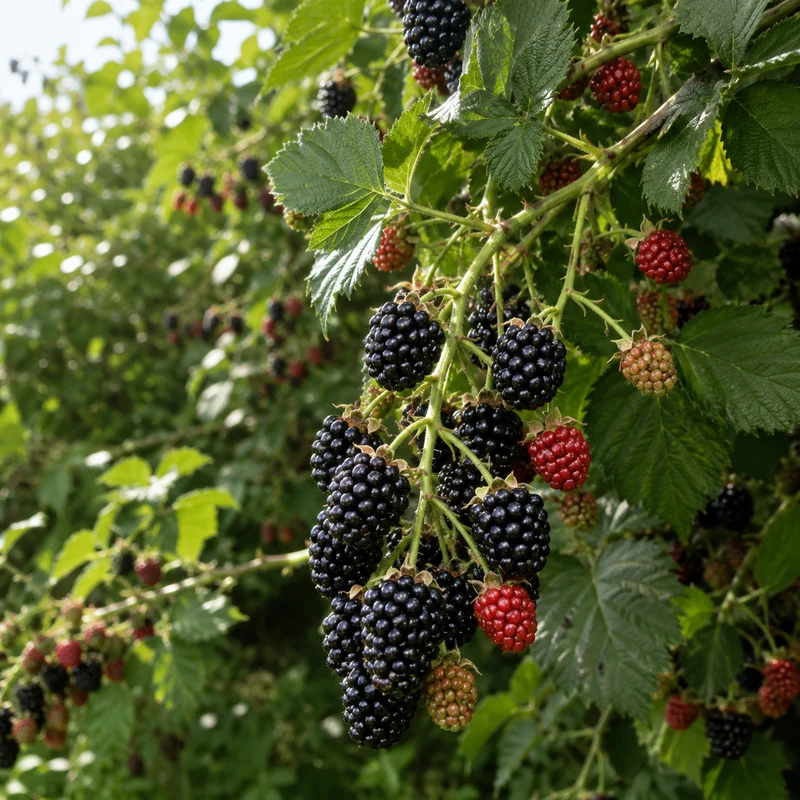 Mûrier sans épines ‘Chester’ ( Rubus fruticosus ‘Chester’)