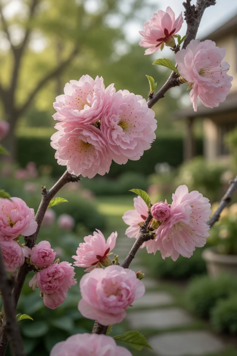 Amandier nain double ‘Multiplex’ ( Prunus triloba ‘Multiplex’)