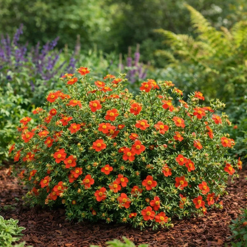 Potentille arbustive ‘Red Robin’ ( Potentilla fruticosa ‘Red Robin’)