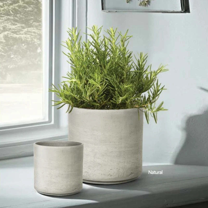 Collection de pots Chicago par Giojardin – Fibrociment avec drainage