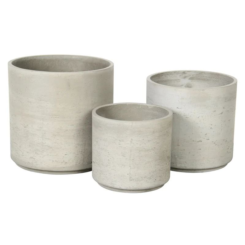 Collection de pots Chicago par Giojardin – Fibrociment avec drainage