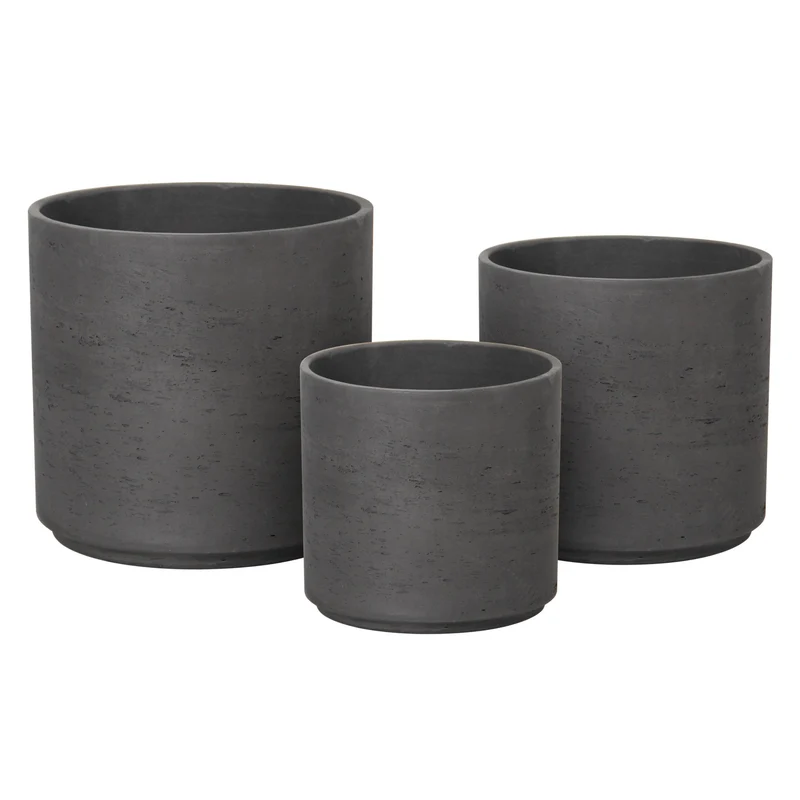 Collection de pots Chicago par Giojardin – Fibrociment avec drainage