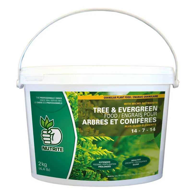 Engrais 14-7-14 pour arbres, arbustes et conifères