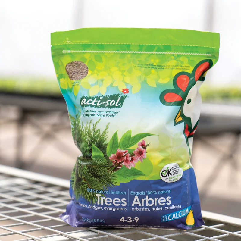 Engrais Arbres, arbustes, haies et conifères 4-3-9 100% naturel