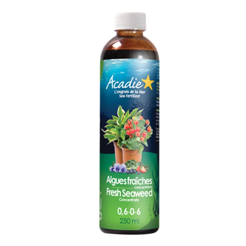Engrais d'Algues fraîches concentrées 0,6-0-6 Acadie 100% naturel