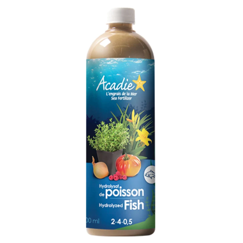 Engrais d'Hydrolysat de poisson Acadie 100% naturel