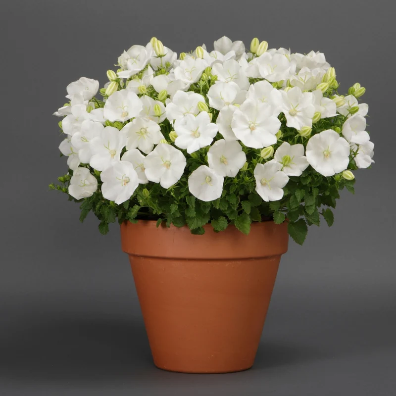 Campanule des Carpates 'Rapido White'