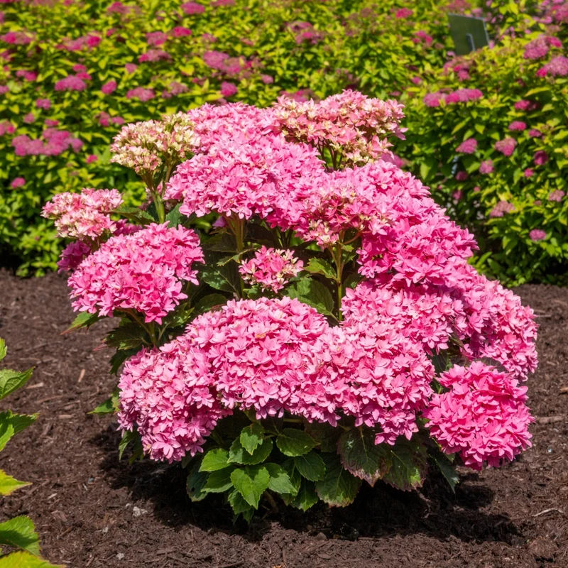 Hydrangea macrophylla 'Starfield™' - Hydrangée à grandes feuilles STARFIELD™