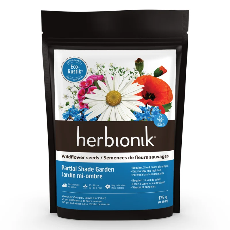 Semence de Fleurs Sauvages Eco-rustik pour la Mi-Ombre Herbionik