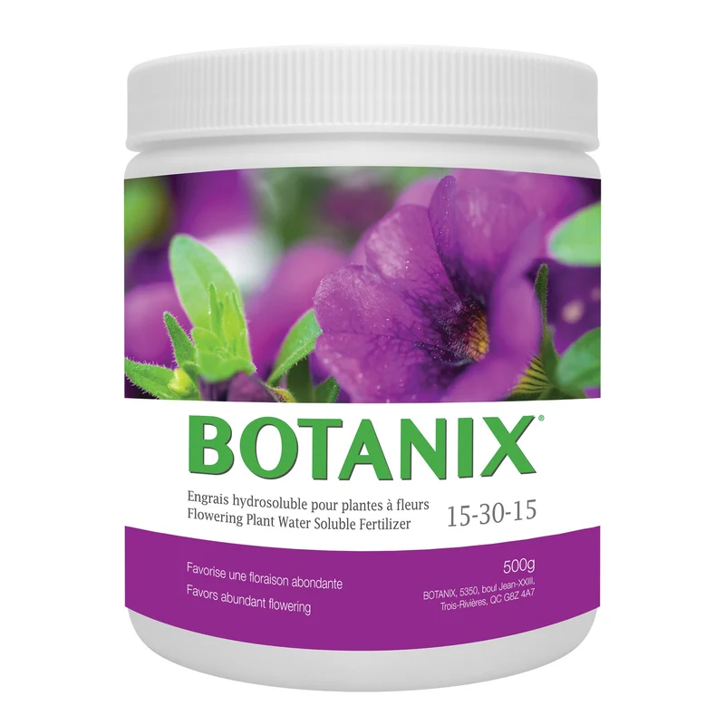 Engrais hydrosoluble pour plantes à fleurs 15-30-15 Botanix